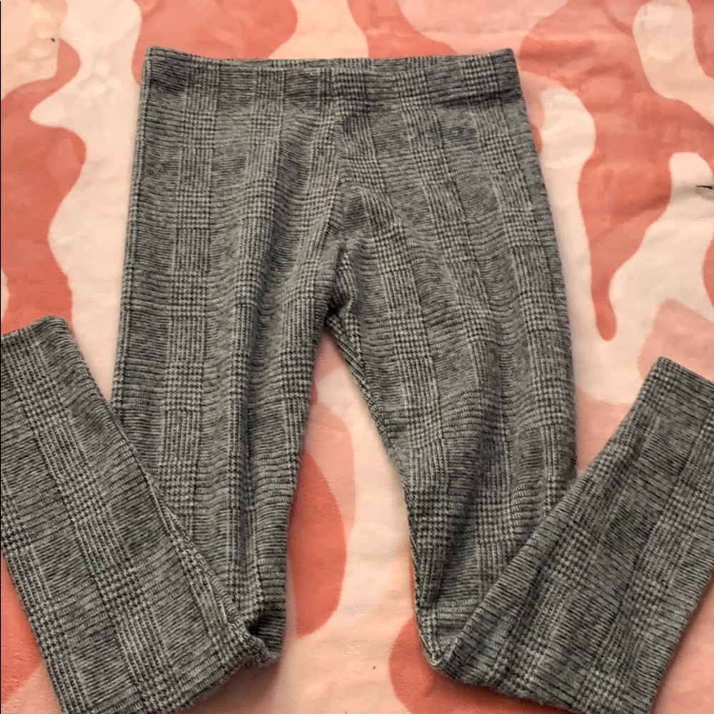 super soft plaid leggings